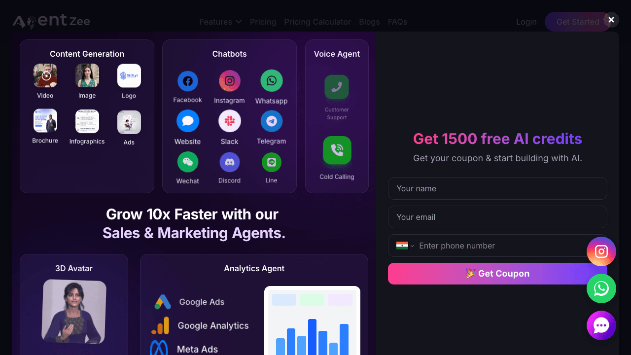 Agentzee screenshot