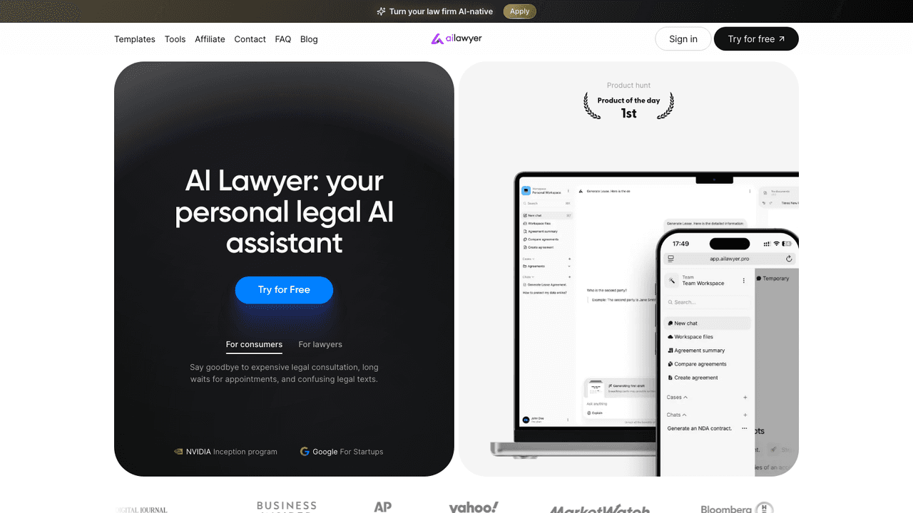 AI Lawyer screenshot