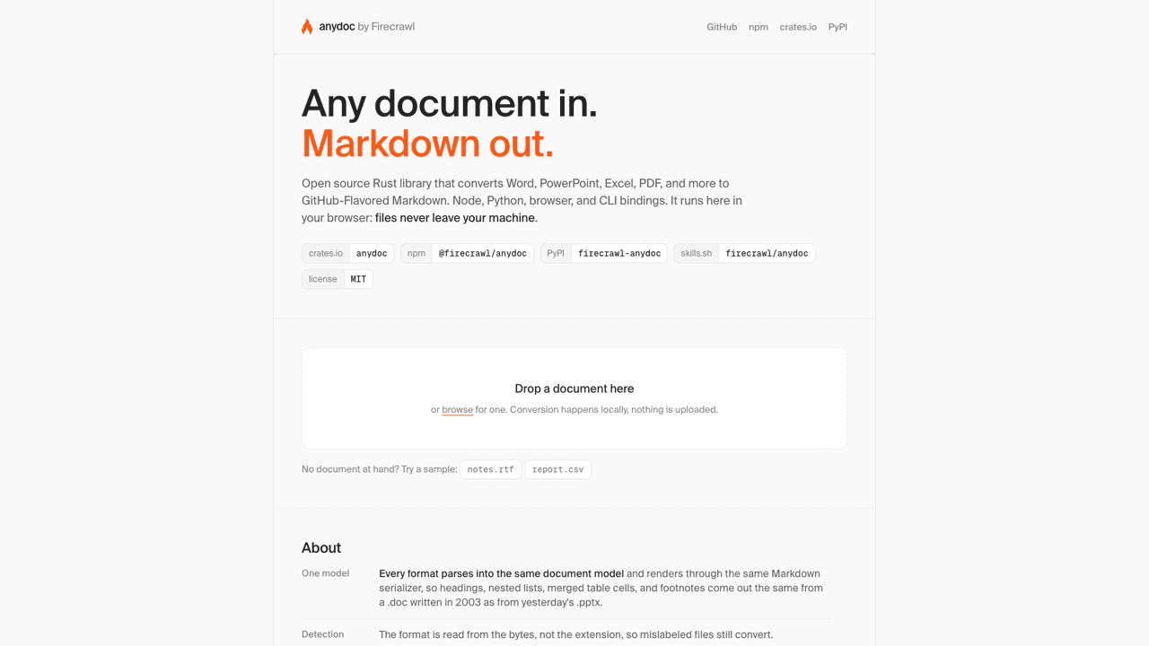 AnyDoc screenshot