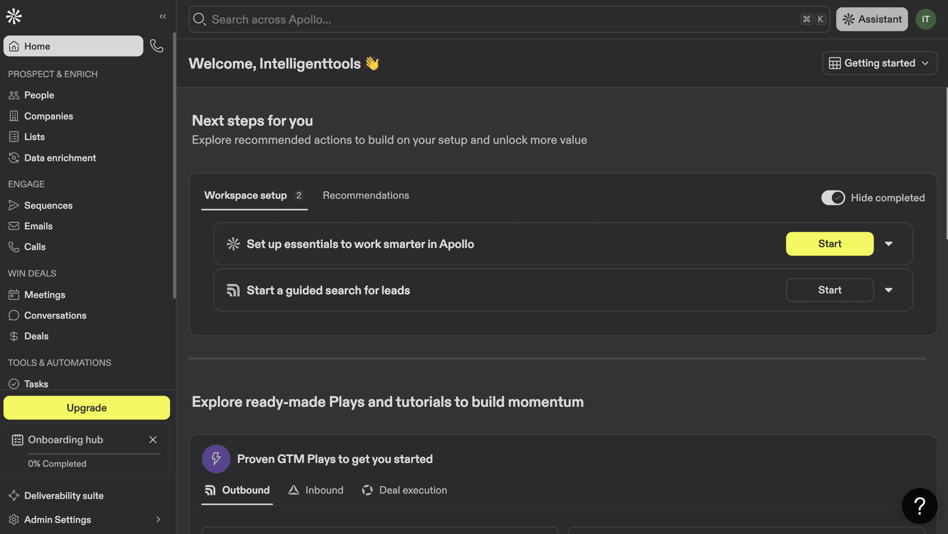 Apollo AI screenshot