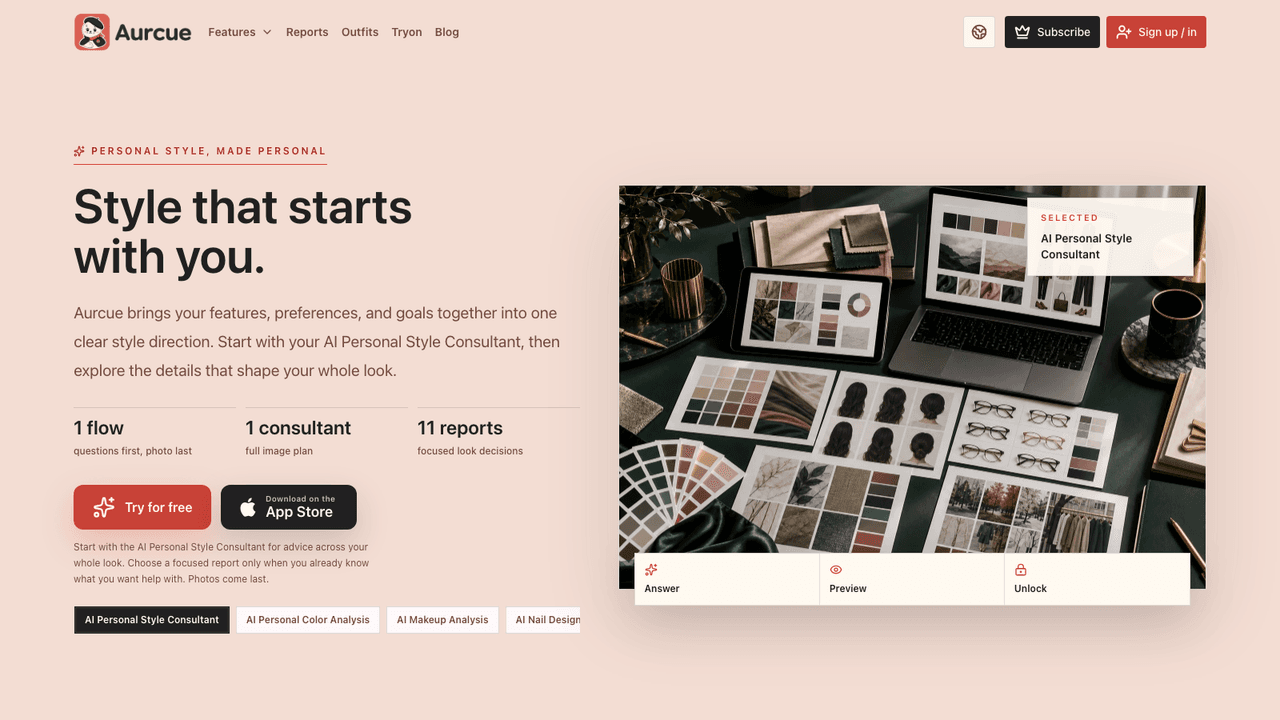 Aurcue screenshot