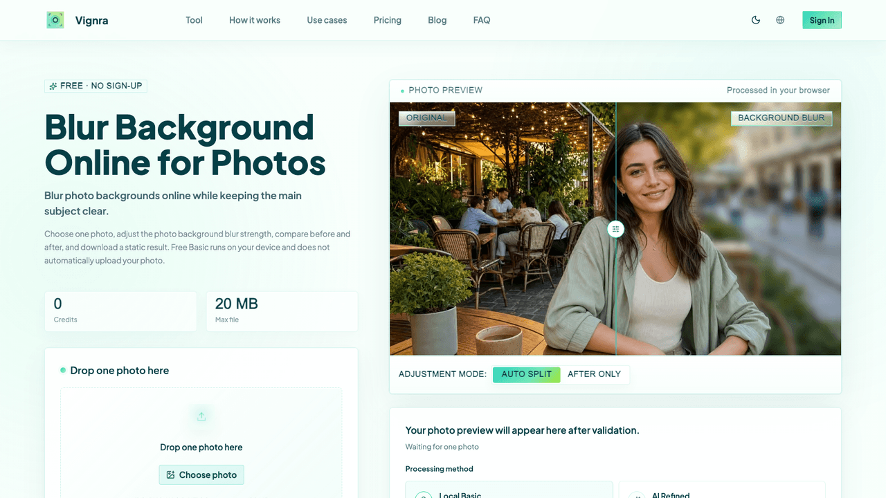 Blur Background screenshot