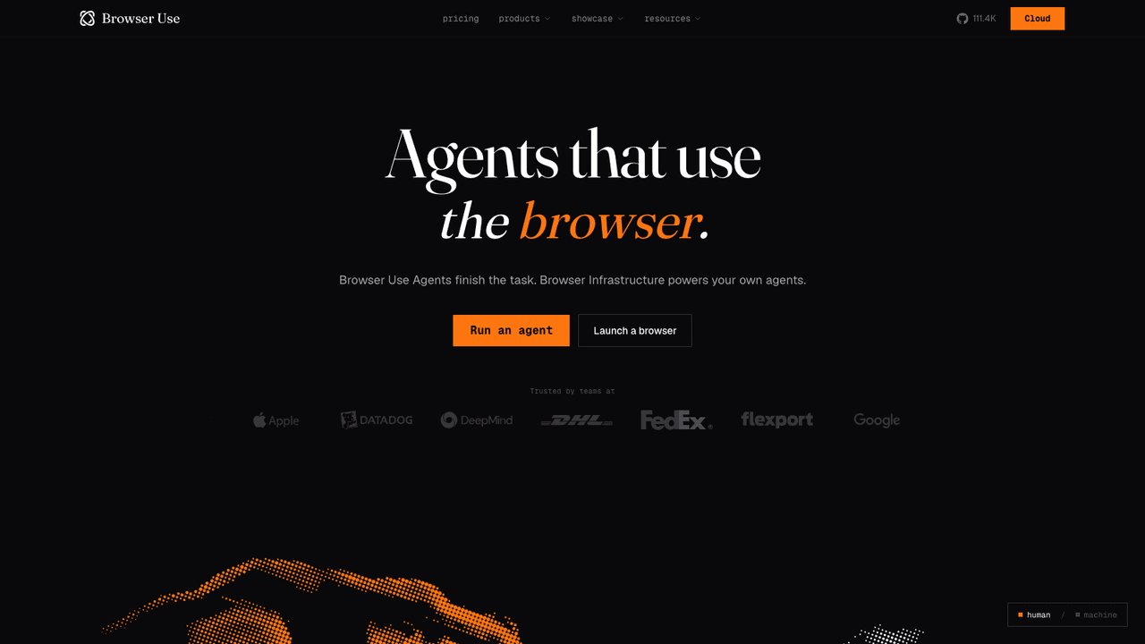 Browser Use screenshot