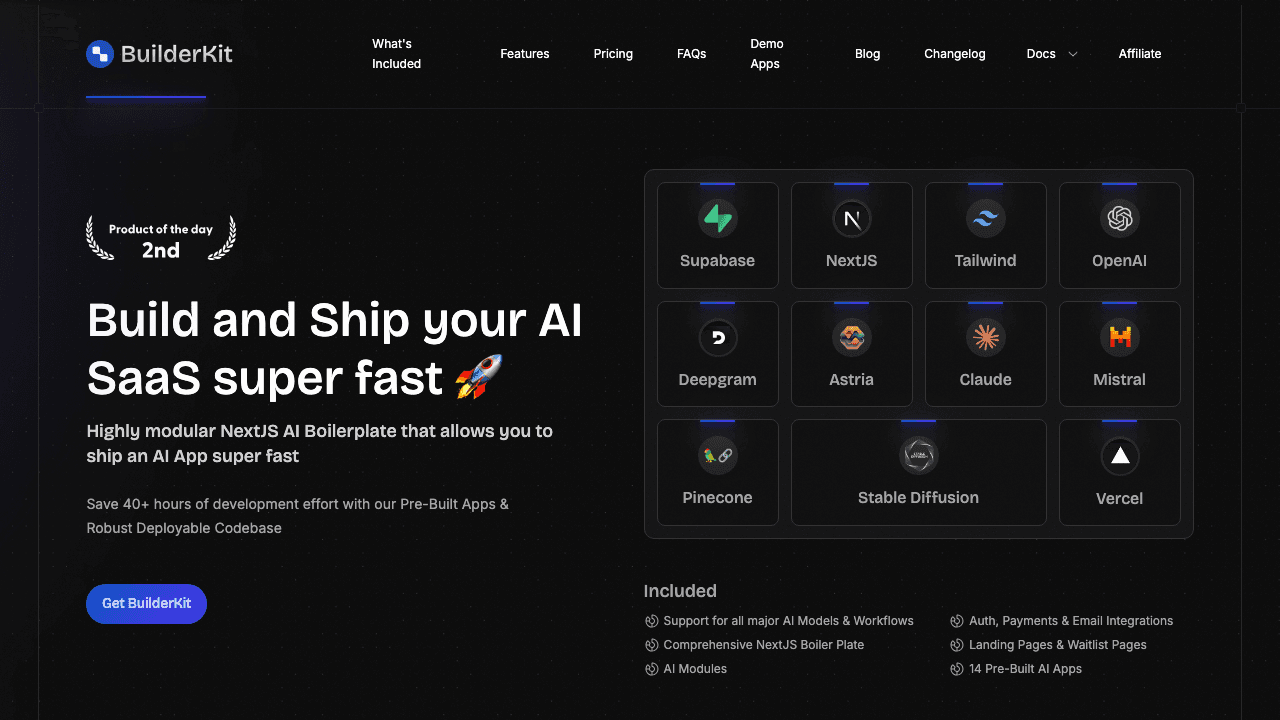 Builderkit screenshot