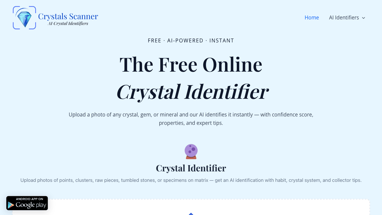 Crystal Scanner screenshot