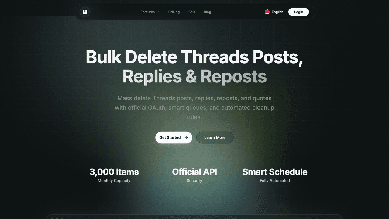 DeleteThreads screenshot