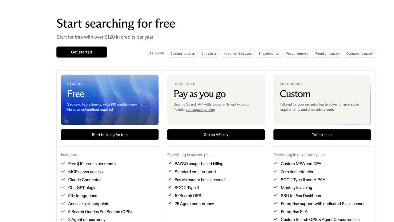 Exa screenshot 2 of 6