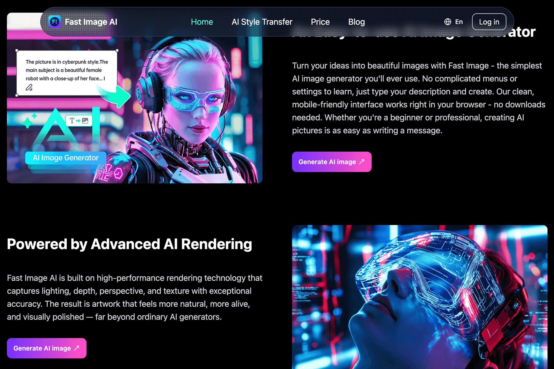Fast Image AI screenshot