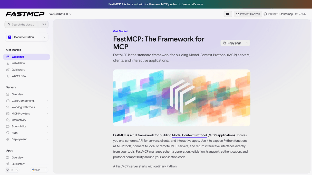 FastMCP screenshot