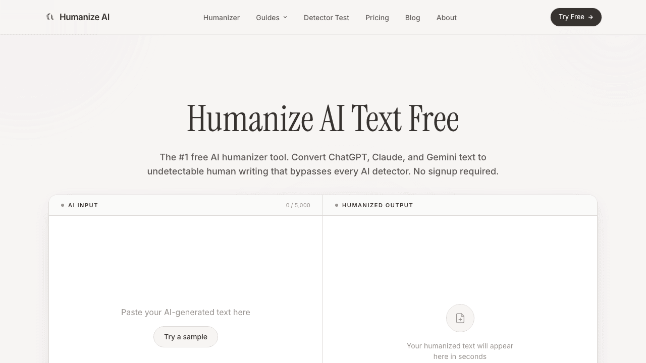 Humanize AI screenshot