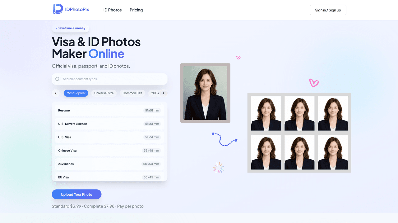 IDPhotoPix screenshot