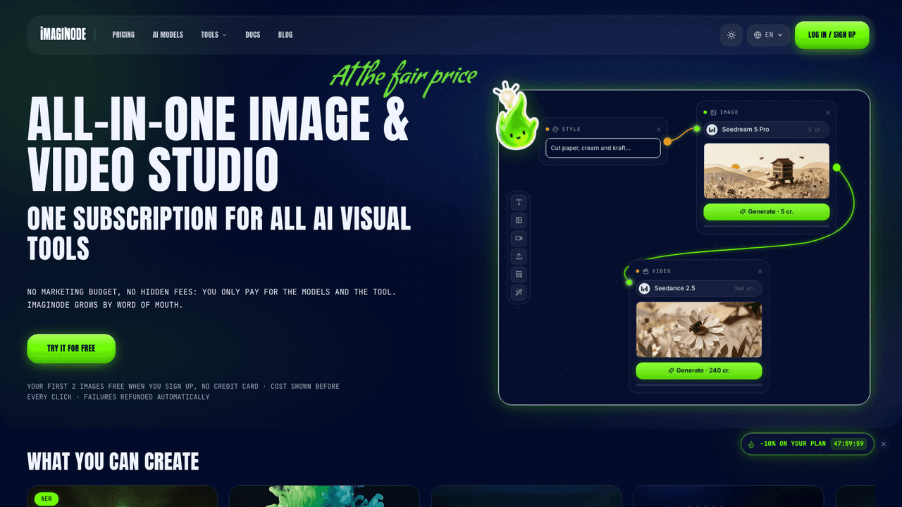 Imaginode screenshot