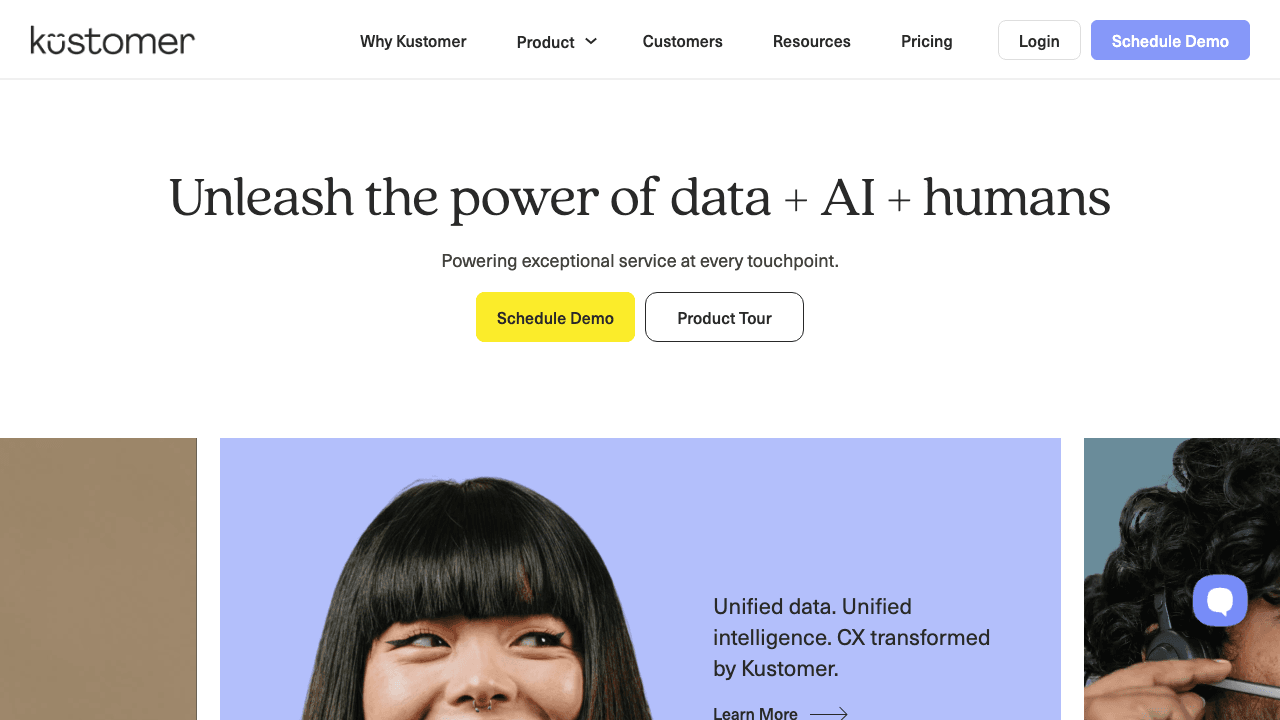 Kustomer IQ screenshot