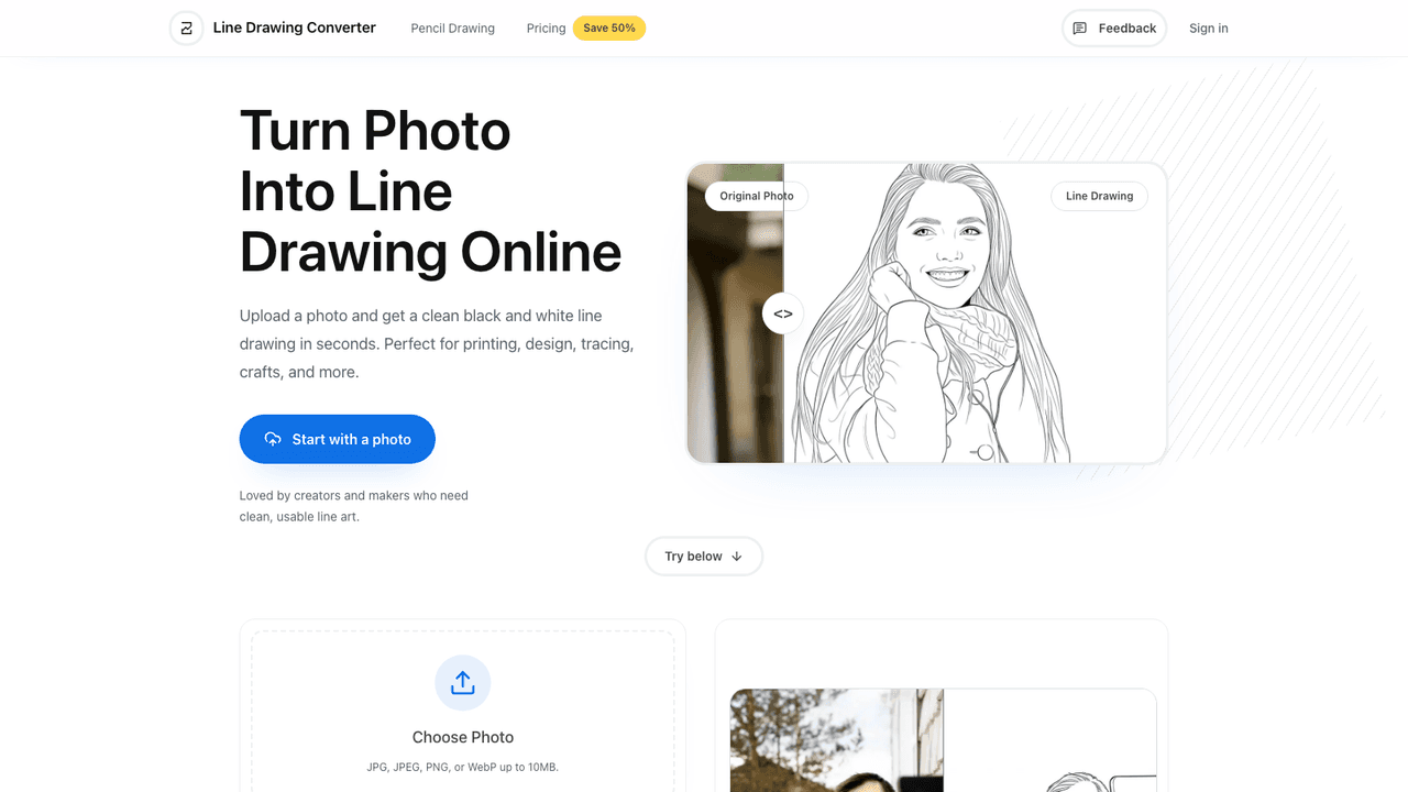 Line Drawing Converter screenshot