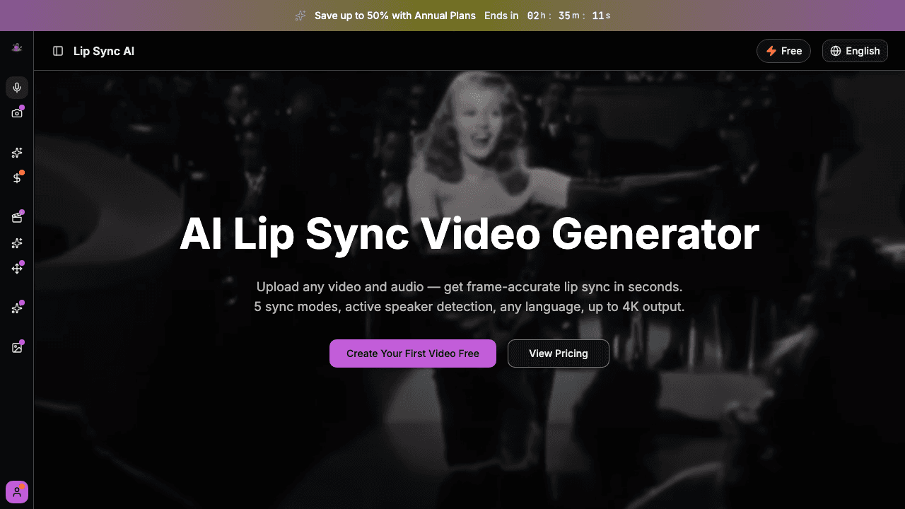 Lip Sync AI screenshot