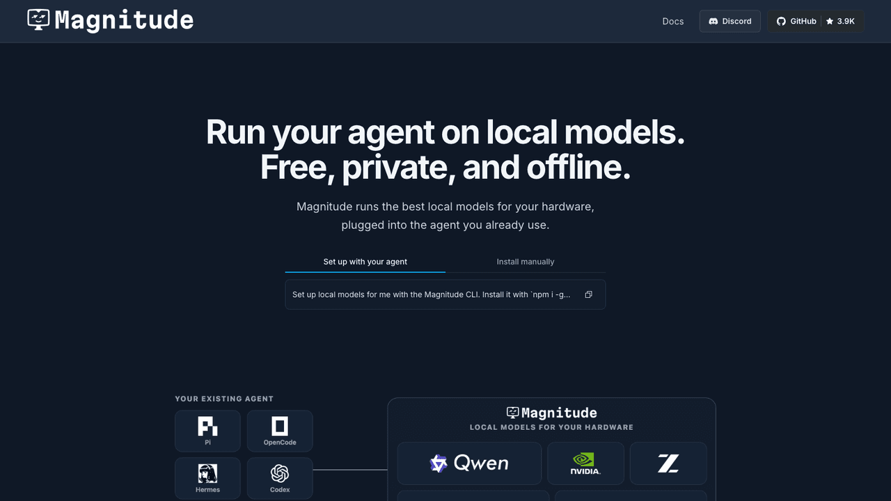 Magnitude screenshot