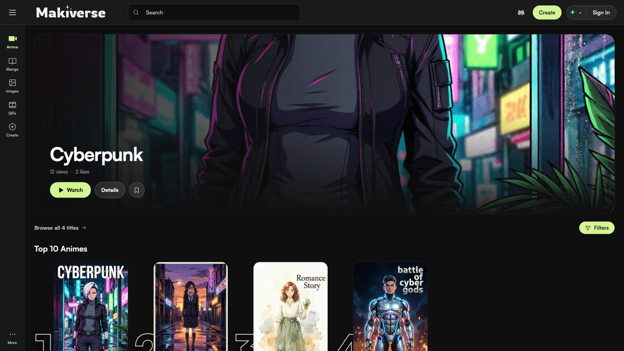 Makiverse screenshot