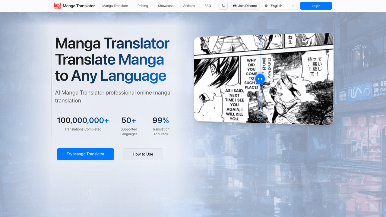 Manga Translator screenshot