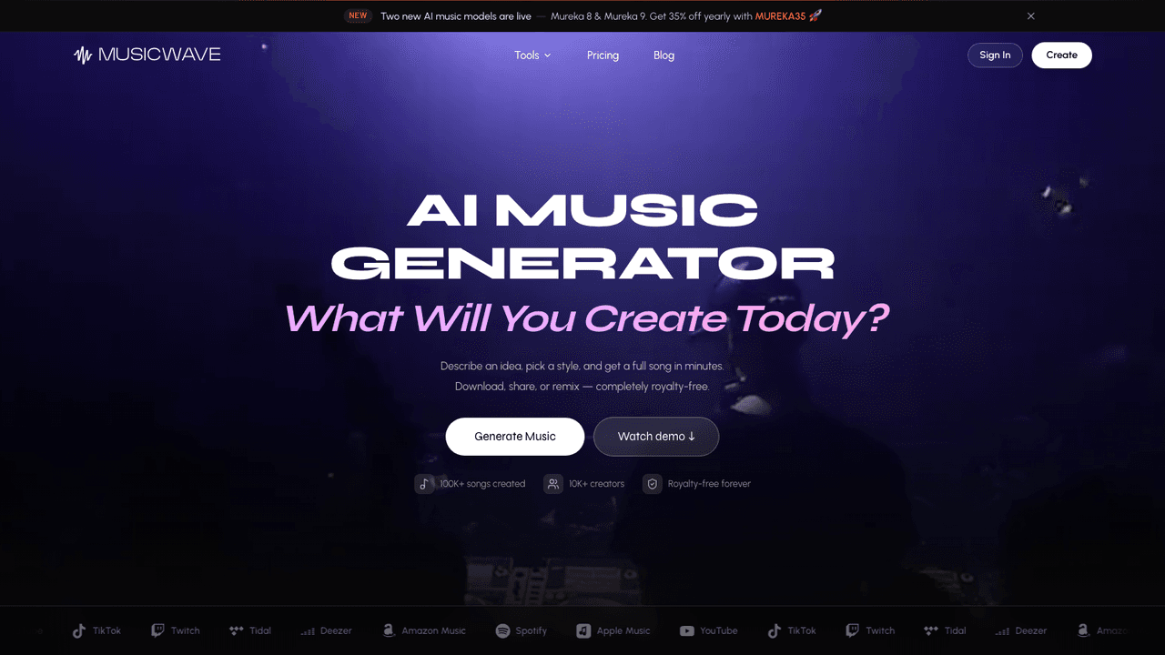MusicWave screenshot