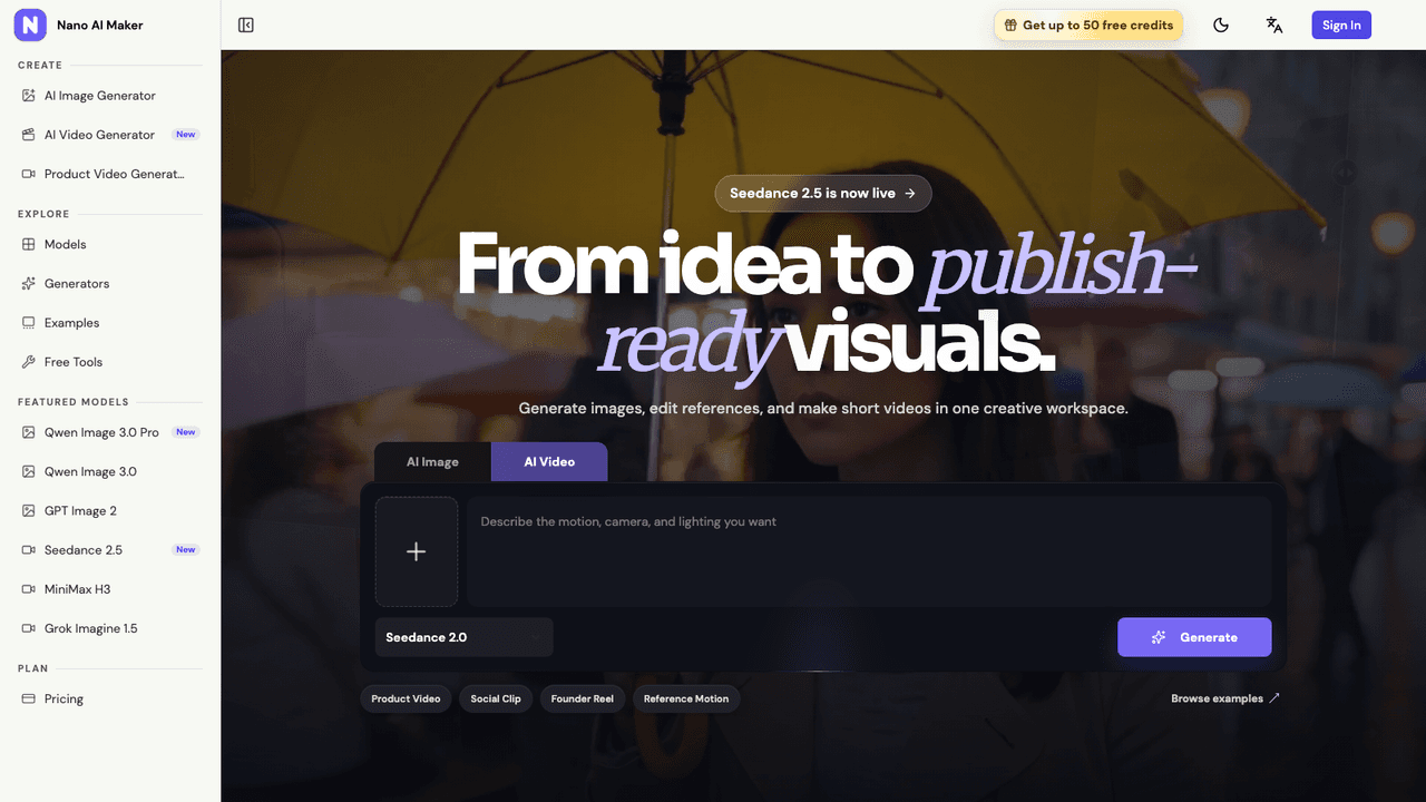 Nano AI Maker screenshot