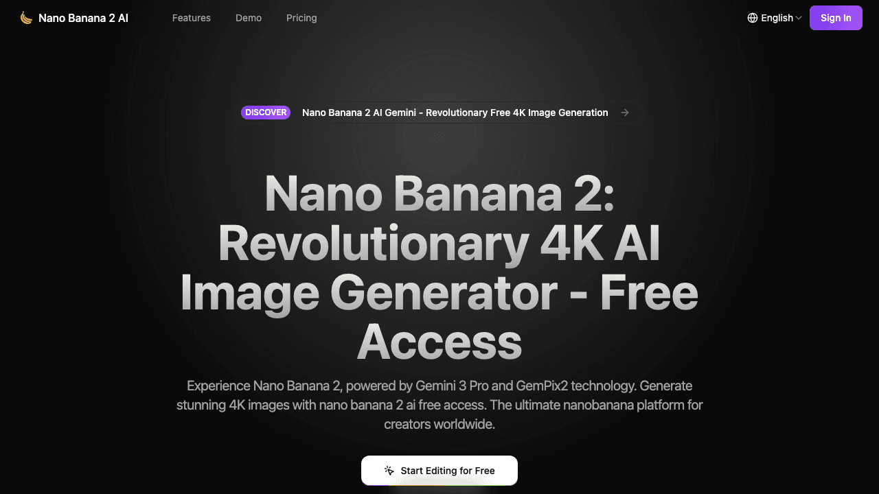 Nano Banana 2 AI screenshot