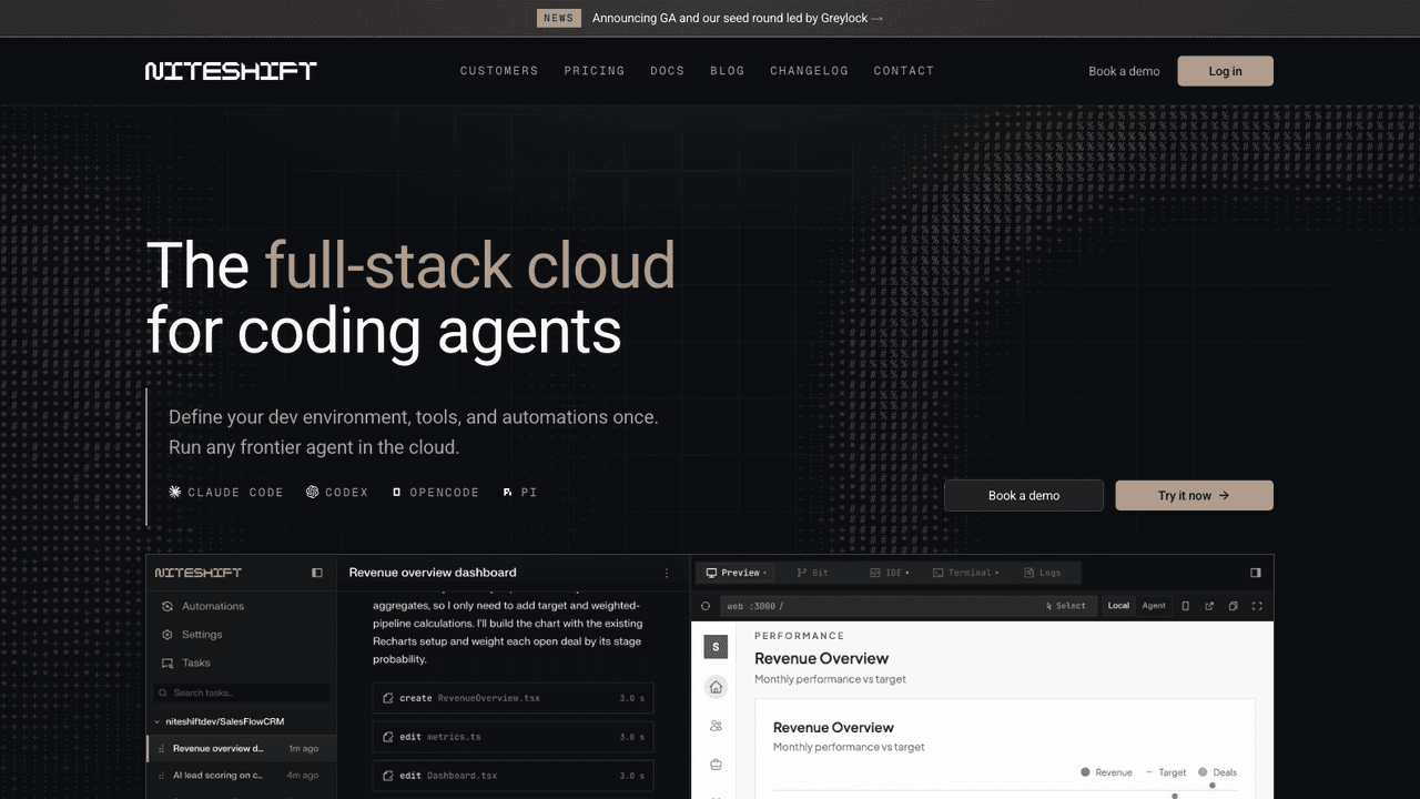 Niteshift screenshot