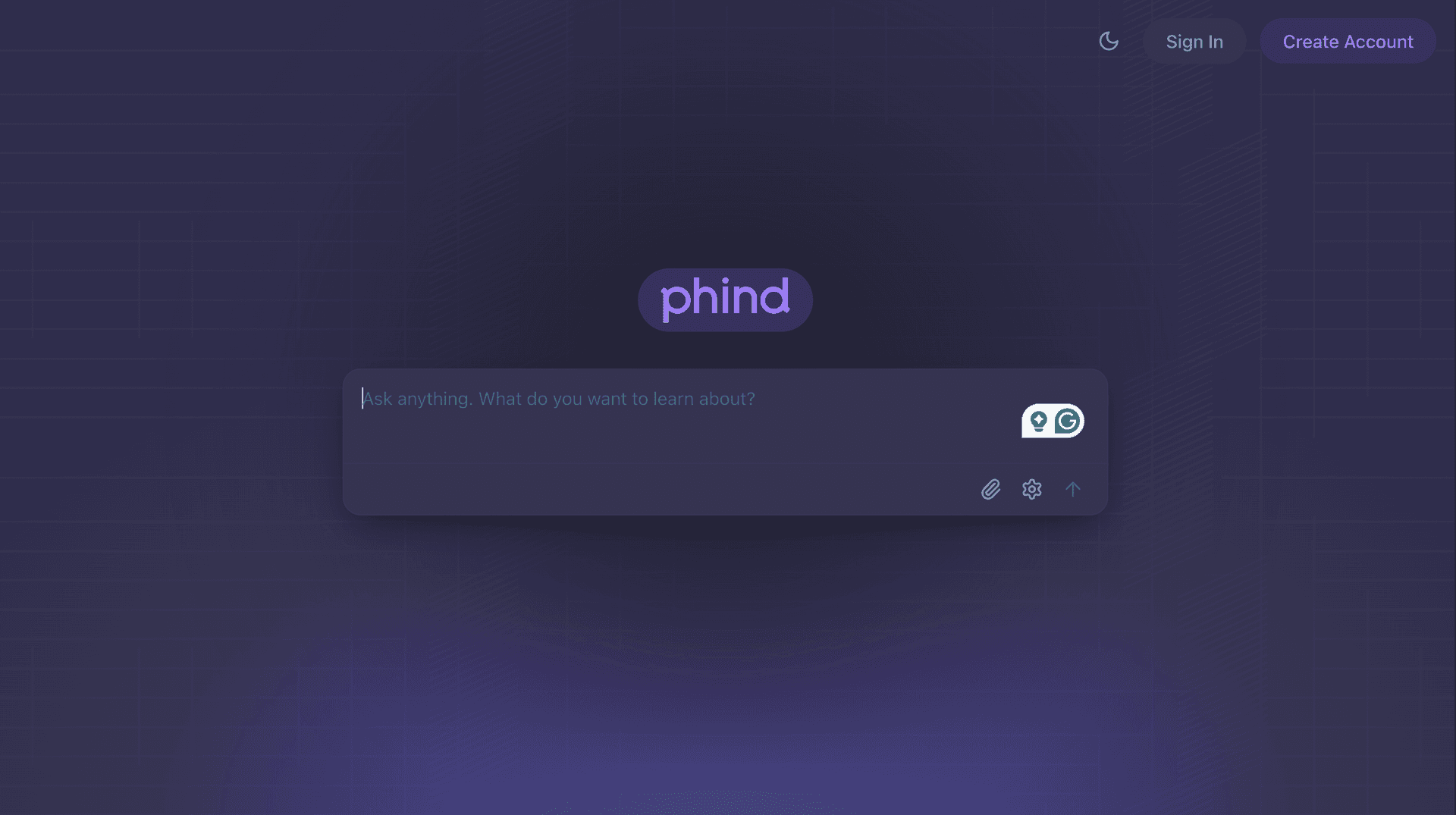 Phind screenshot