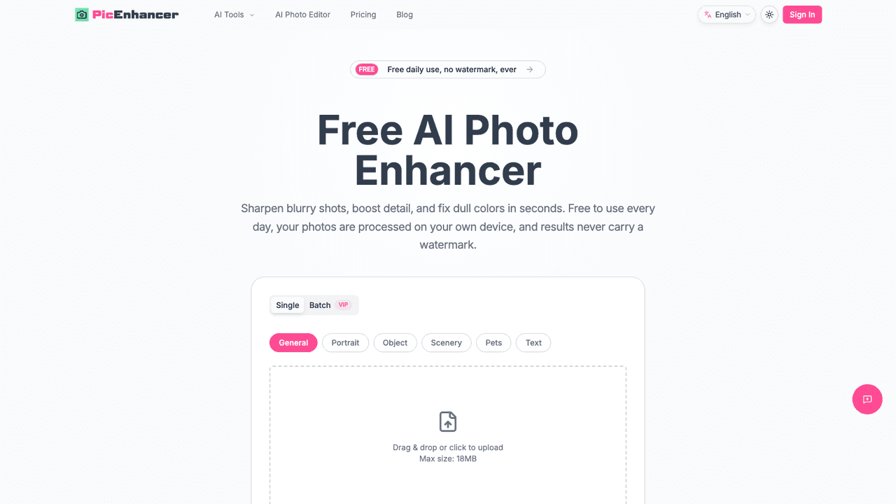 PicEnhancer screenshot