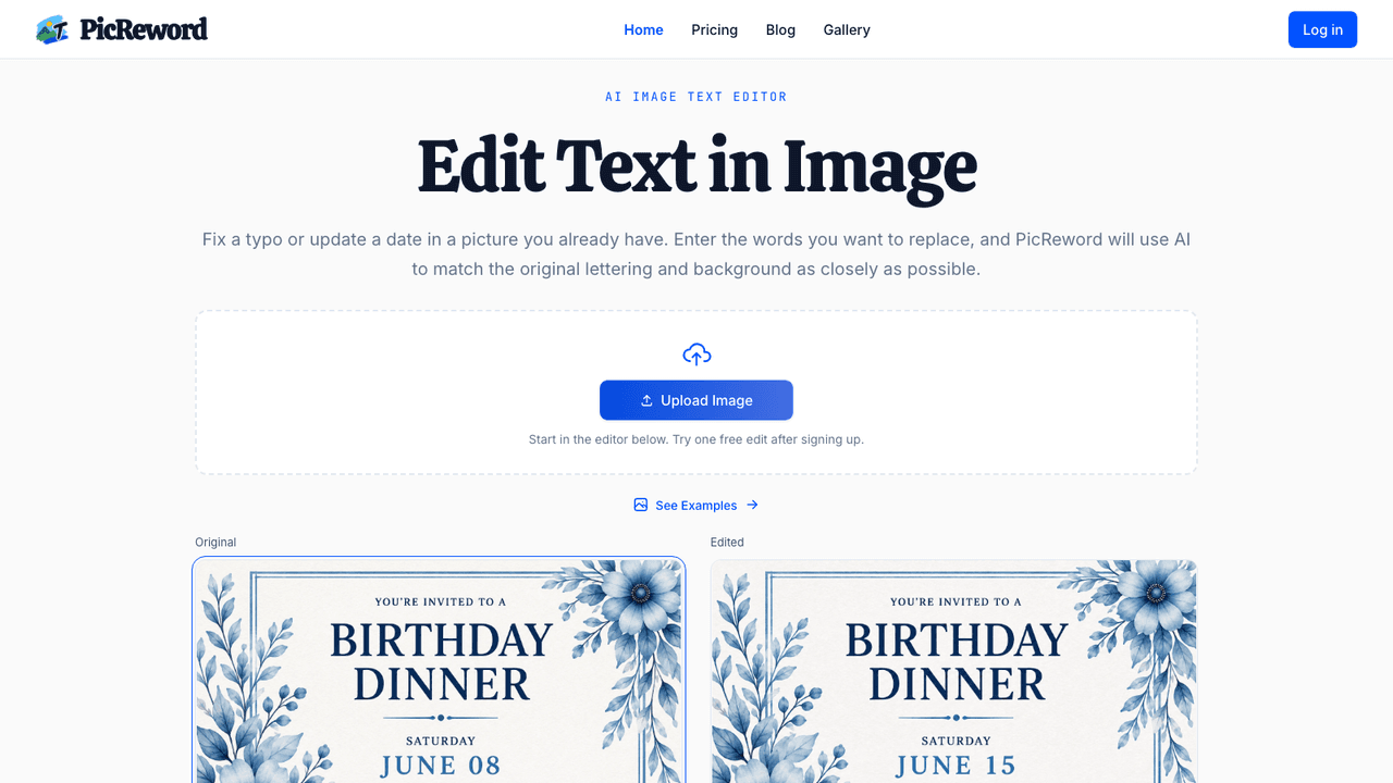 PicReword screenshot