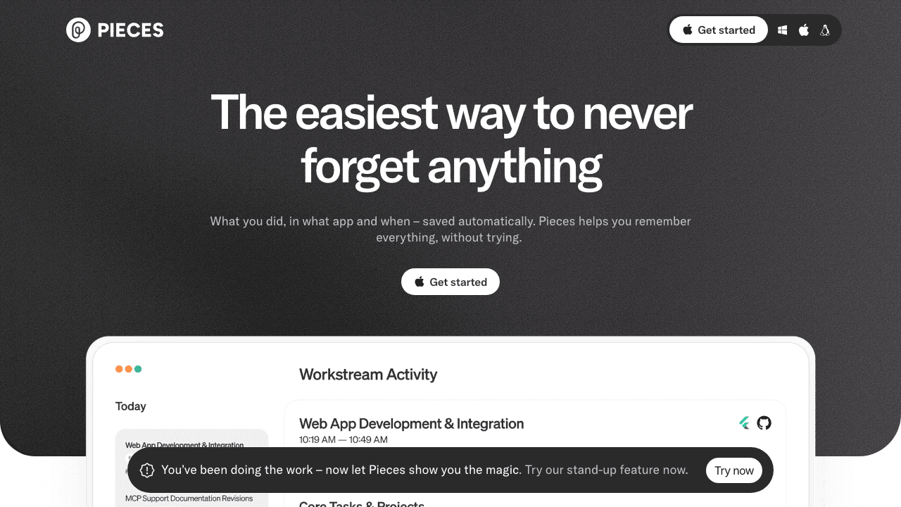 Pieces for Developers screenshot