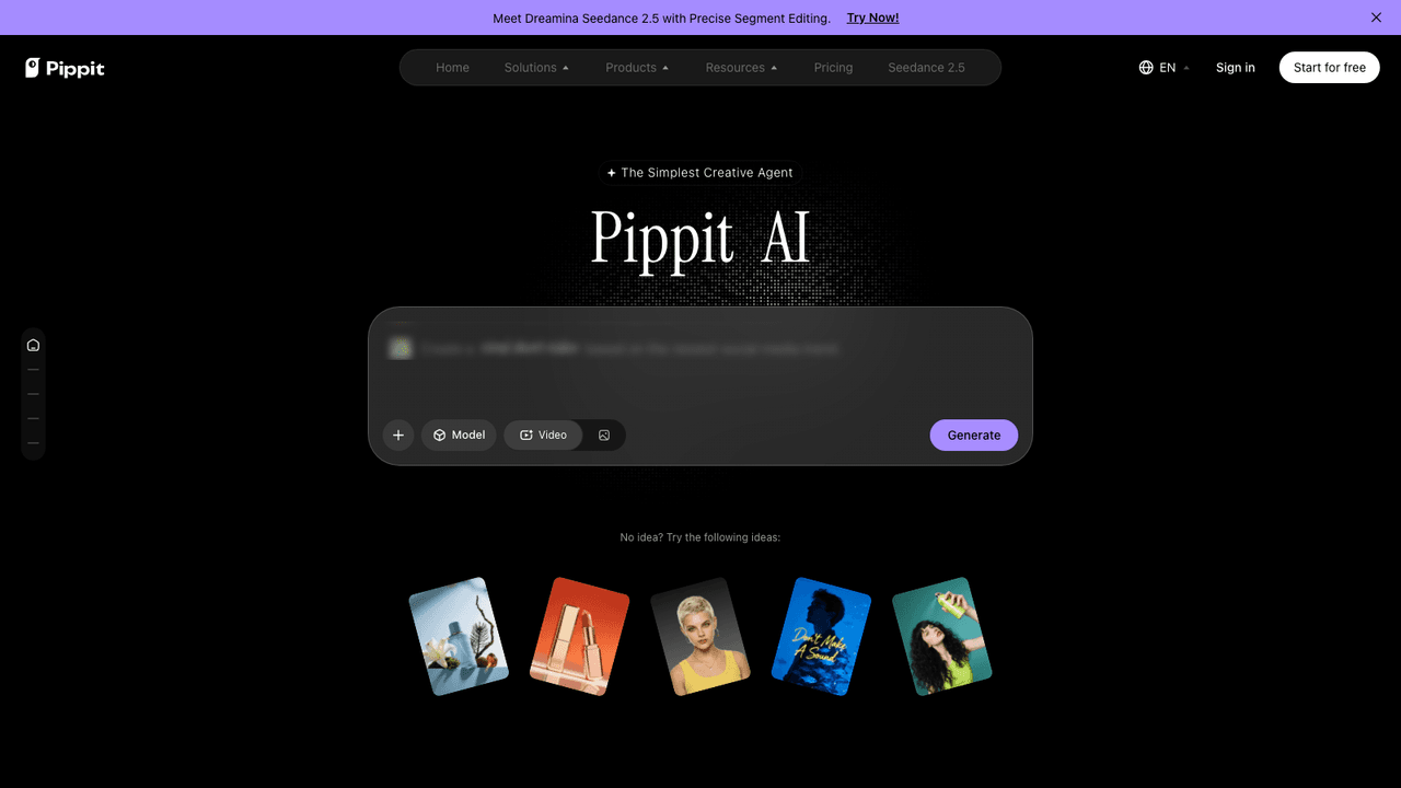 Pippit screenshot