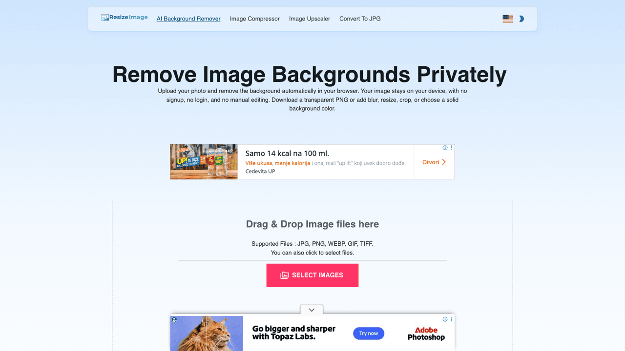 Private AI Background Remover screenshot