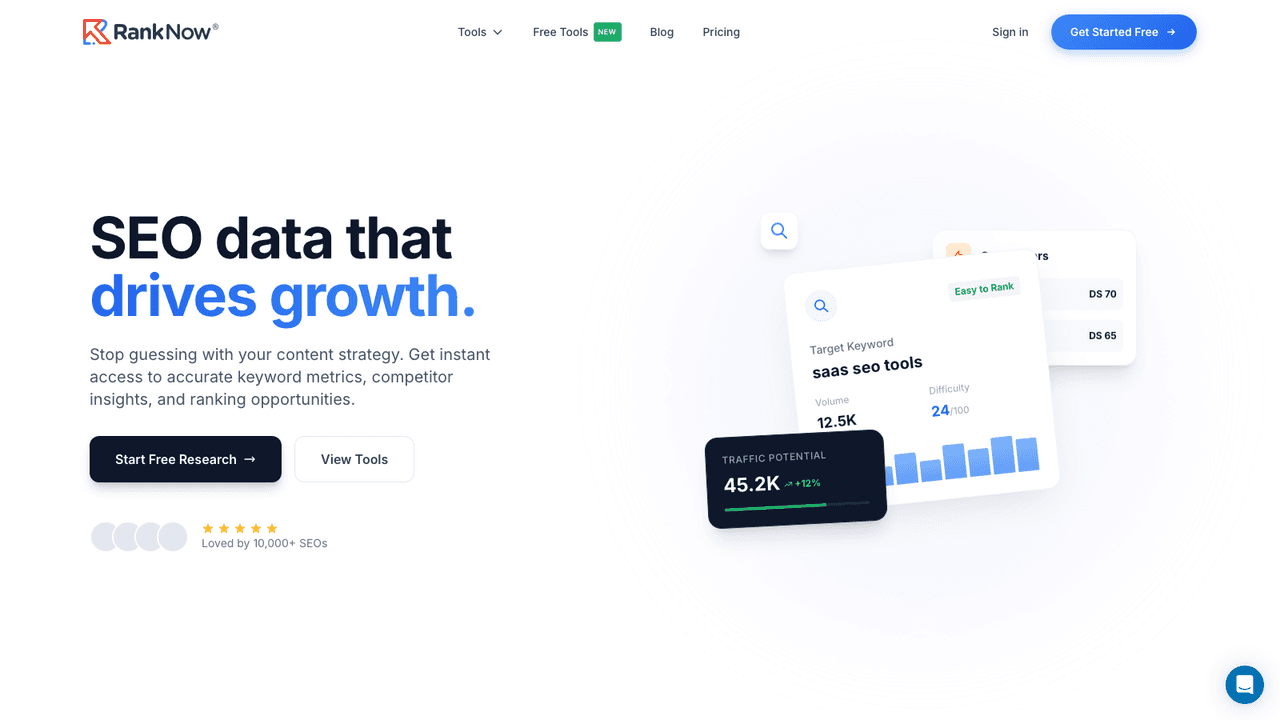 RankNow.ai screenshot