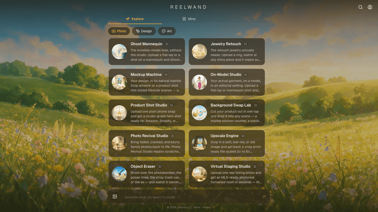 ReelWand screenshot