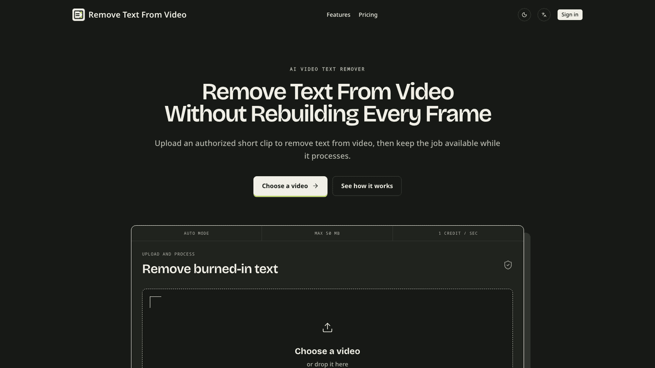 Remove Text From Video screenshot