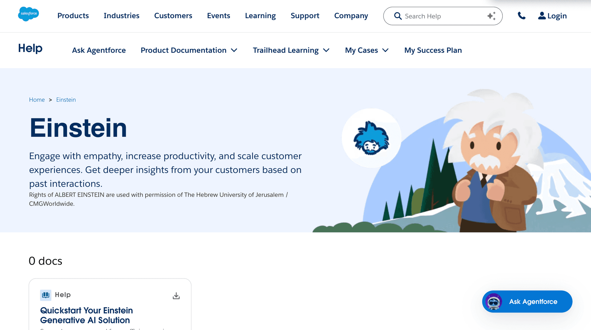 Salesforce Einstein screenshot