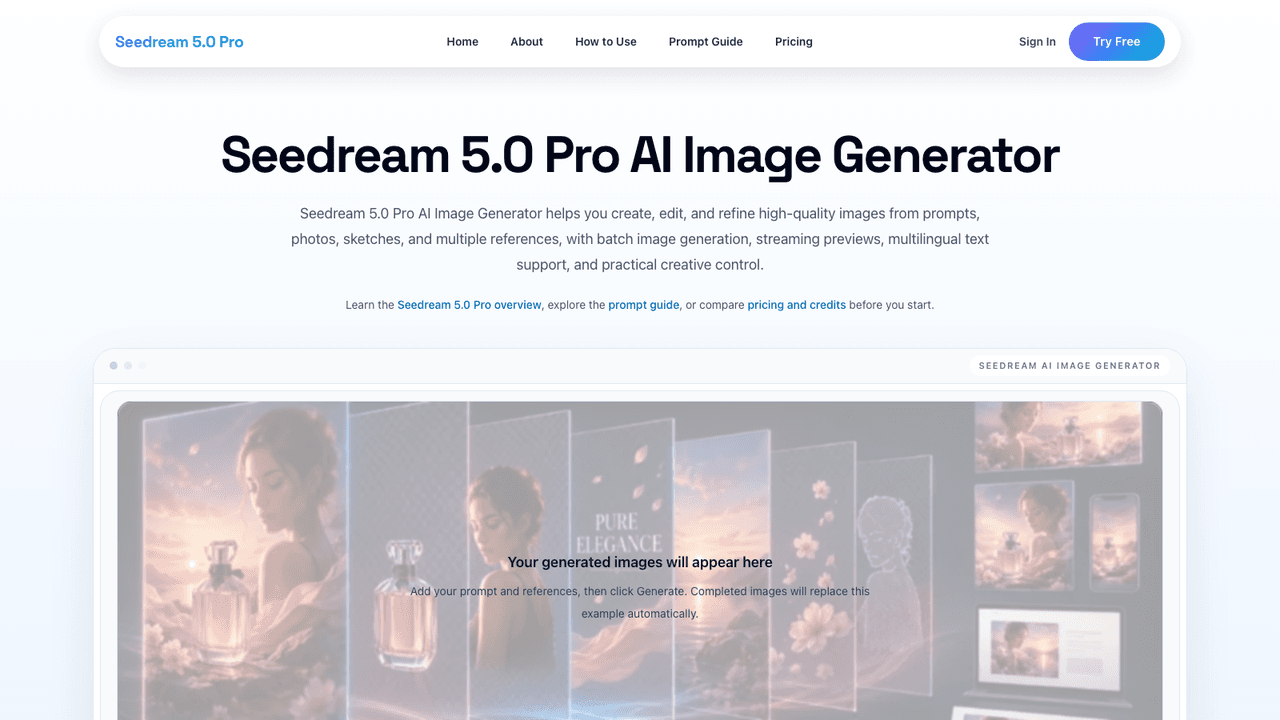 Seedream 5.0 Pro screenshot