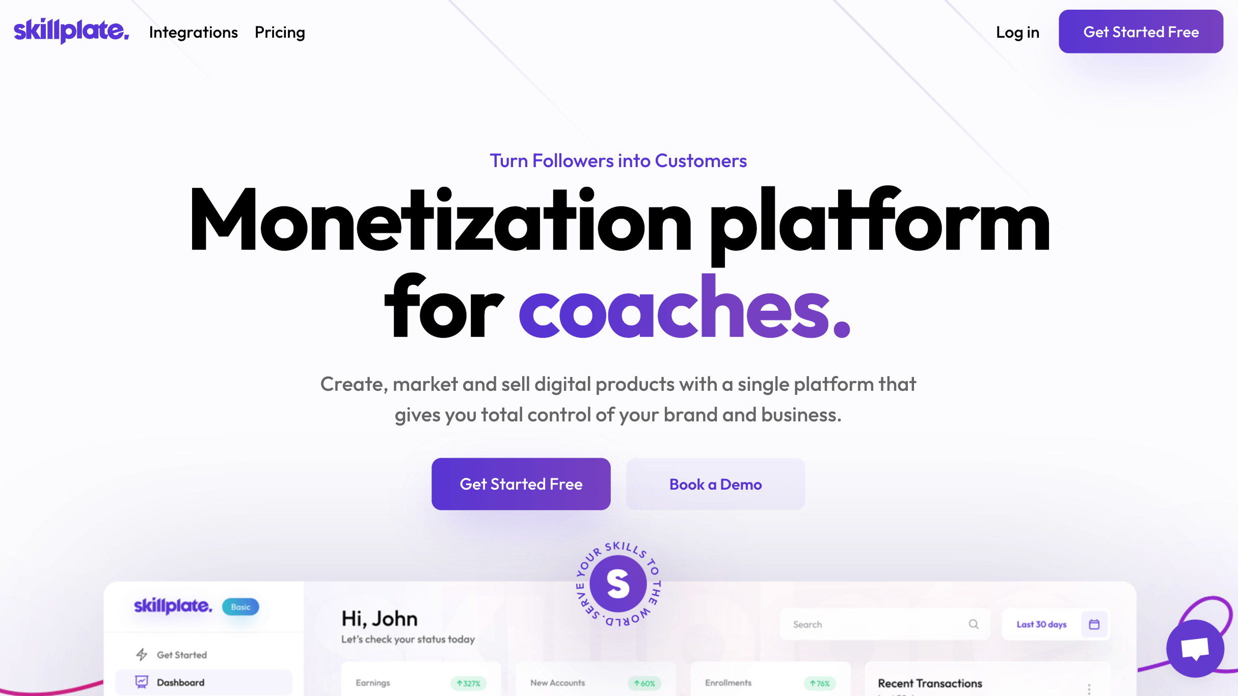 Skillplate screenshot