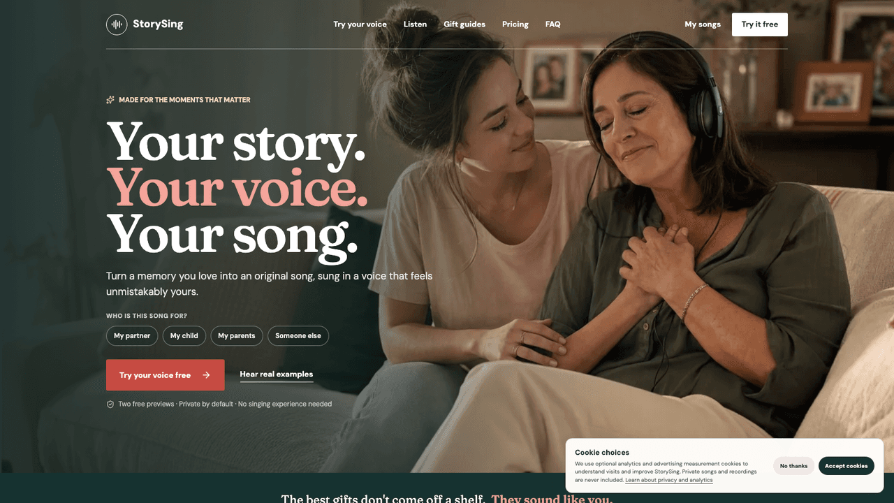 StorySing screenshot