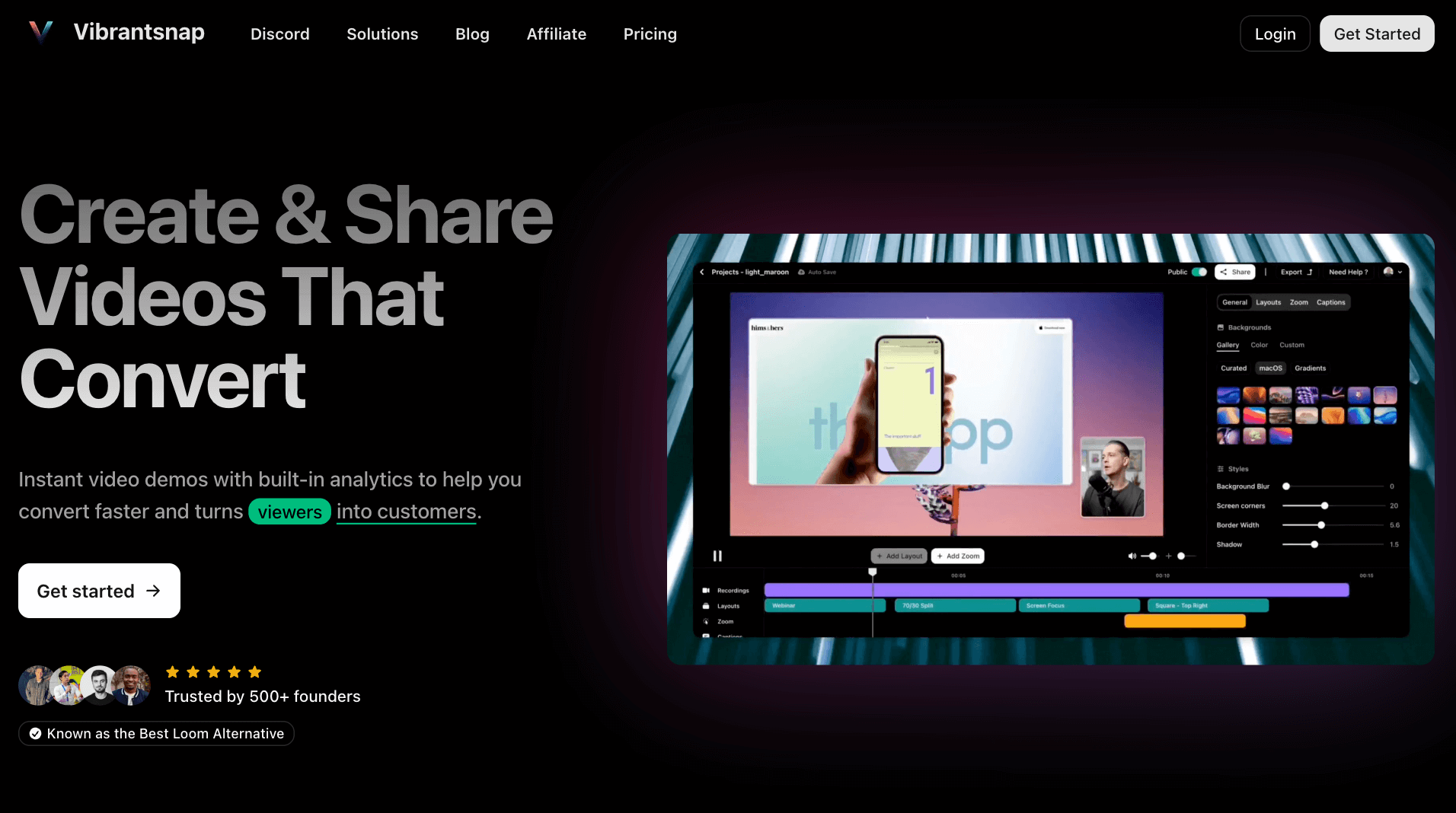 VibrantSnap screenshot