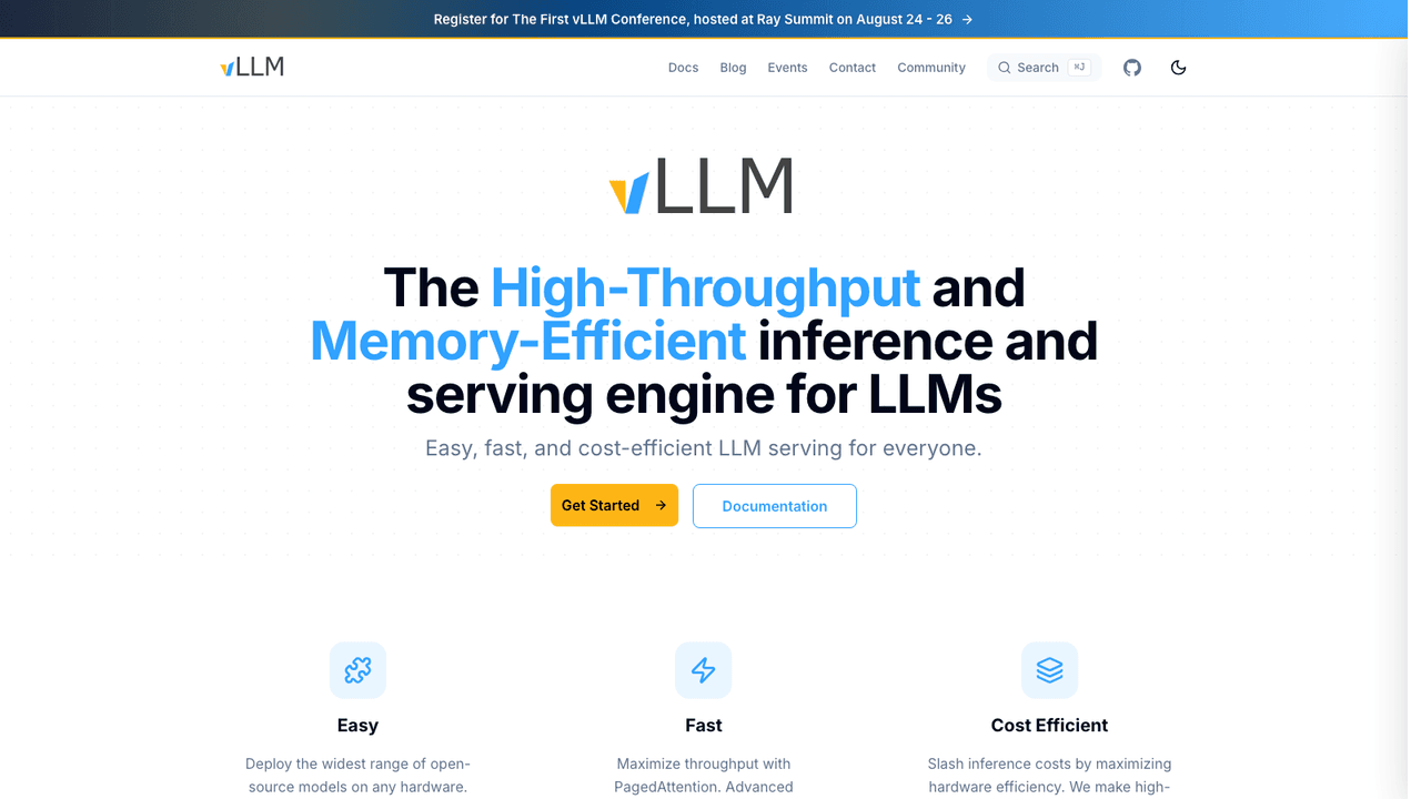 vLLM screenshot