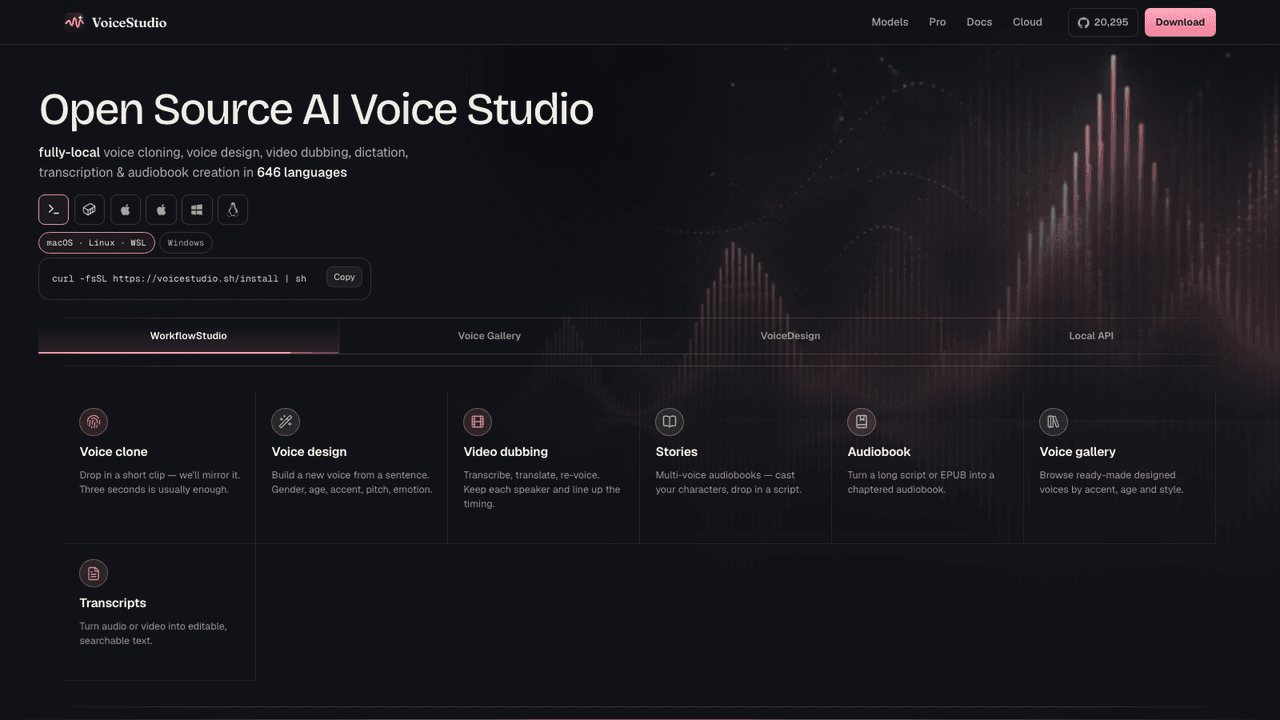 VoiceStudio screenshot