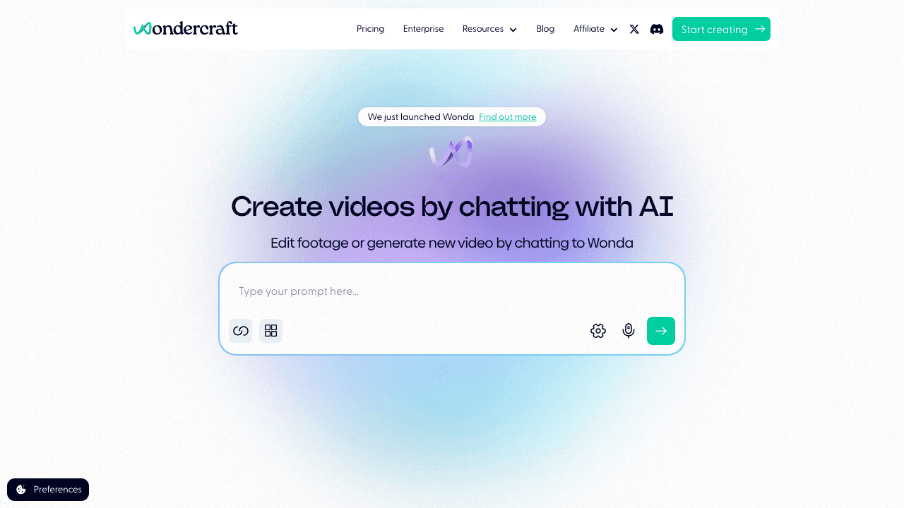 Wondercraft AI screenshot